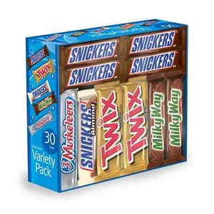 Mars Chocolate Bar Variety Pack, 30 ct. - Picture 1 of 1