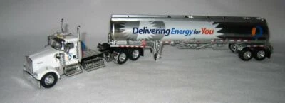 1/64DCP60-1133 Kenworth W900L Davenport Energy Chrome Fuel Tanker 97 Released    - Image 1 of 4