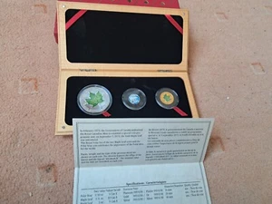 Kanada 1 Unze Silber 1/4 Unze Gold 1/10 Unze Platin je 999er Polar Serie 2000 - Bild 1 von 3