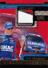 BRIAN VICKERS 2003 Press Pass Top Prospects Memorabilia Race Sheet Metal 217/250