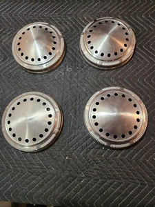69-79 Mopar Police Dog Dish Hub Caps Stainless steel (4) 9” Coronet Roadrunner - Picture 1 of 3