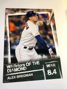 2020 Topps WARriors of the Diamond Jumbo 5x7 Alex Bregman Astros WOD37 03/49