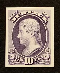 Travelstamps: US Stamps Scott #O29p4, 10 Cent Proof on Card NGAI NH - Picture 1 of 5