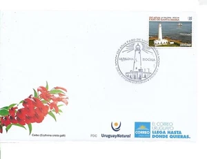 #35097C URUGUAY 2024 LIGHTHOUSE STA MARIA ROCHA FDC - Picture 1 of 1