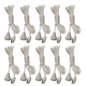 10Pcs 1.5m Light Switches Pull Cord for Ceiling Switches Ceiling Fan Pull Chain - Picture 1 of 8