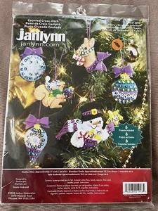Frosty's Ornament Collection, Set of Six, Counted Cross Stitch Kit, Janlynn 2008 - Bild 1 von 2