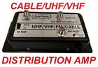 HD ANTENNA  DISTRIBUTOR AMPLIFIER SIGNAL BOOSTER CABLE TV AMP COMCAST UHF FM VHF