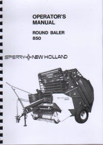 New Holland 850 Round Baler Operator Manual Book - Picture 1 of 1