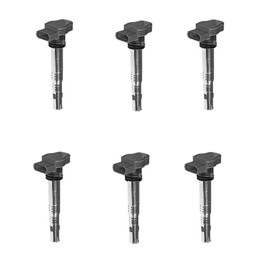 Juego de 6 bobinas de encendido - con conector de bujía BERU para Volkswagen Touareg Foto 1 de 1