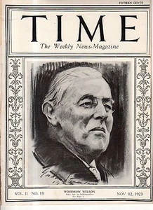 1923 Time Noviembre 12 Woodrow Wilson; Nuevo México Artistas; 7 Destroyers Go - Picture 1 of 1