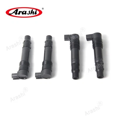 4x Ignition Coil Spark Plug Cap For Kawasaki Ninja ZX9R 1998-2002 ER6N 2006-2016 - Image 1 of 4