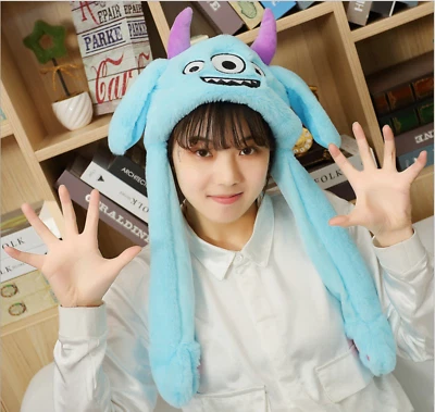 动物风格可爱耳朵波浪帽万圣节圣诞服装耳朵自行移动 — 第 1/3 张图片