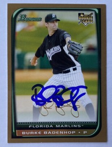 Burke Badenhop Signed Bowman #BC118 2007 Card Detroit Tigers Auto MLB RAD