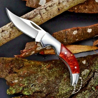 Cuchillo de Bolsillo Hoja Plegable Caza Camping Supervivencia Táctico Mini Navaja de Bolsillo Foto 1 de 4