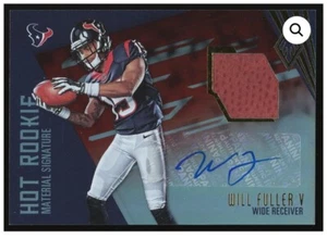 Will Fuller Signed 2016 Panini Phoenix Hot Rookies Game Used Material #77/99 - Picture 1 of 2