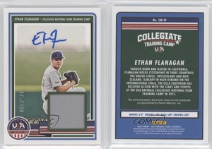 2023 USA Baseball Stars & Stripes Signature Materials /200 Ethan Flanagan Auto