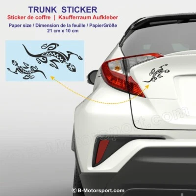 Autocollant SALAMANDRE sticker pour auto moto boite aux lettres portable 3990 - Photo 1/2