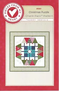 Christmas Puzzle Quilt Pattern by Pieces From My Heart - Zdjęcie 1 z 2