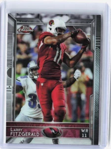 2015 Topps Chrome #58 Larry Fitzgerald Refractor - Picture 1 of 2