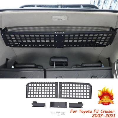 For Toyota FJ Cruiser 2007-2021 Black Interior Storage Car Overhead MOLLE Panel - Image 1 of 4