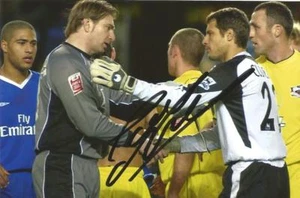 SCUNTHORPE: PAUL MUSSELWHITE SIGNED 6x4 ACTION PHOTO+COA - Picture 1 of 1