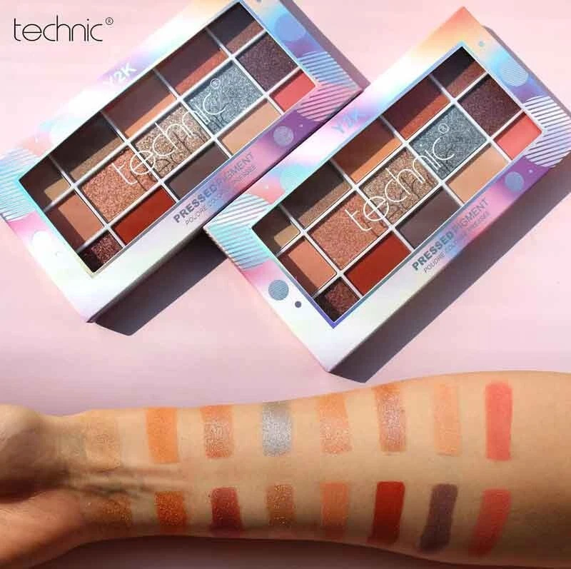 Technic Y2K Pressed Pigment Ultimate Spring Summer Shimmers Satins Matte Palette - Image 1 of 2