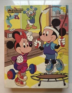 De colección Disney Mickey Minnie Mouse Pato Donald 100 Piezas Rompecabezas Niños Rompecabezas Entrenamiento - Imagen 1 de 7