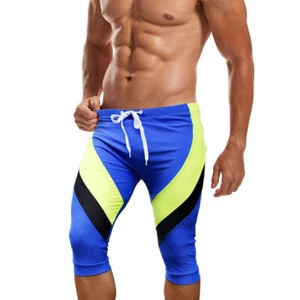 Men's Sport Shorts Swimming Pants Professional Quick Dry Sun Protection Swimwear - Picture 1 of 23