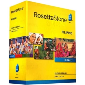 NEW SEALED Rosetta Stone Filipino With Headset Tagalog Level 1,2 &3 Totale V.4 - Picture 1 of 5
