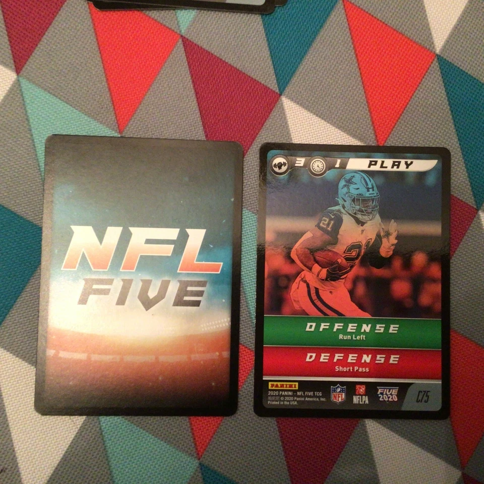 Ezekiel Elliott #C75 cowboys Play common Base 2020 Panini Edition NFL five TCG - Image 1 of 1