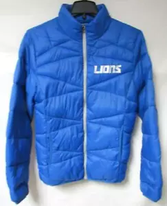 Detroit Lions Men's Size Small Packable Quilted Jacket with Bag B1 474 - Picture 1 of 7