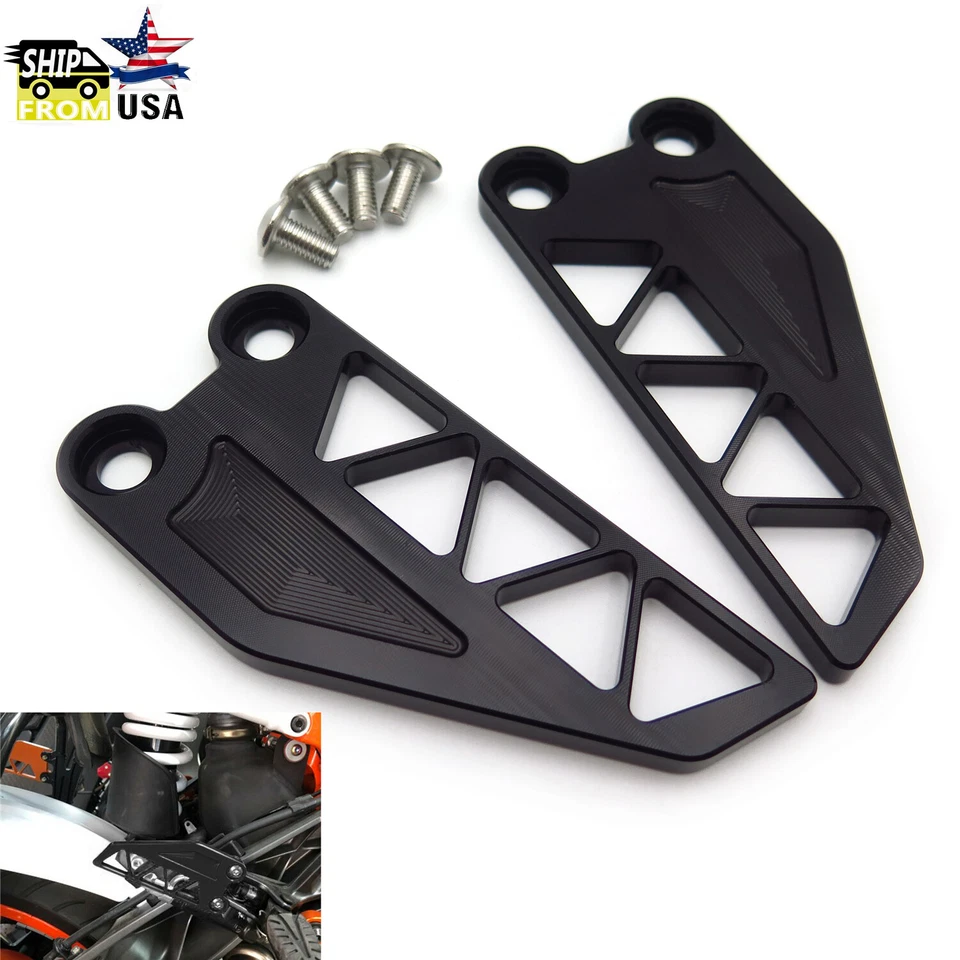 Par de fundas protectoras para reposapiés de pasajero para KTM 250 390 Duke 2017-2020 Foto 1 de 4