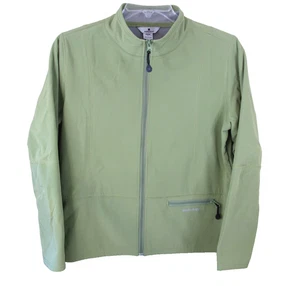Woolrich Full Zip Softshell Jacket Women's Large Aloe Green Pockets - Picture 1 of 9
