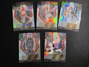 2024 Panini Select WWE Turbocharged Silver Prizm Jey Uso Owens Flair 5 Card Lot - Bild 1 von 1