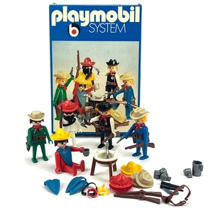 1977 Playmobil 3241 B System Western Cowboys OVP Vintage Box - Picture 1 of 6