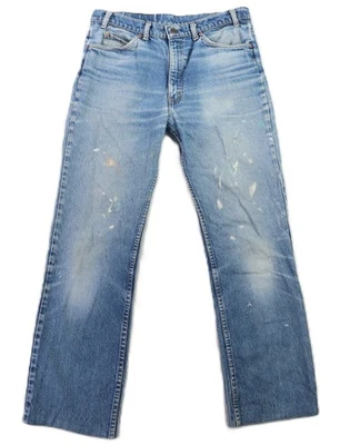 VTG 80s Levi’s 517 USA Men’s 34 x 29 Orange Tab Boot Cut Saddleman Denim Jeans - Image 1 of 4