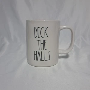 Tazza da caffè Rae Dunn Deck The Halls avorio/rosso all'interno - Foto 1 di 4