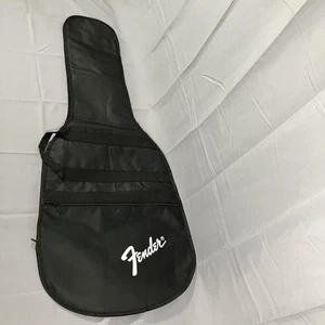 Fender Electric Guitar Bag Gig Case Black Soft Carrying Padded Strap 42" Logo - Picture 1 of 14