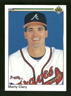 1990 Upper Deck #779 Marty Clary NM-MT Braves high # series BXCP46 - Image 1 of 2