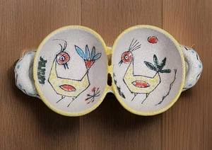Plato Fratelli Fanciullacci Pájaro 2 Piezas Pintado a Mano Italia Guijarro Cerámica Cuenco - Imagen 1 de 10