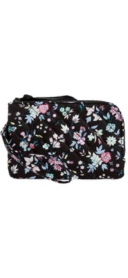 Vera Bradley Mujer Algodón Doble Cremallera ID Estuche Cartera con Protección RFID Foto 1 de 2