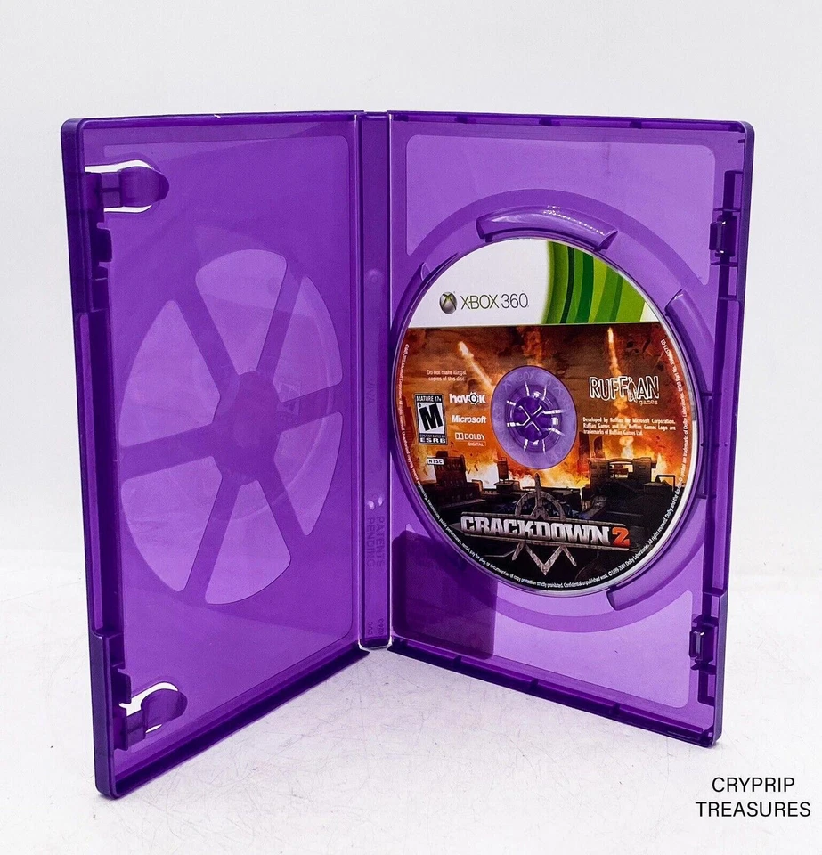 Crackdown 2 (Microsoft Xbox 360, 2010) GAME ONLY, GENERIC CASE - Image 1 of 1