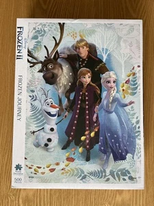 Disney Frozen 500Piece Jigsaw Puzzle 15"x21" with glitter details new - Picture 1 of 3
