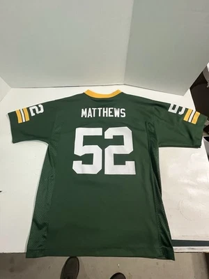 Camiseta juvenil grande 14-16 NFL Green Bay Packers Clay Matthews K D Foto 1 de 4