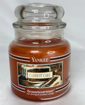 Yankee Candle 14.5 Oz CARROT CAKE  Discontinued BLACK BAND. Housewarmer RARE - Image 1 of 4