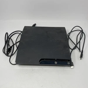 Sony PlayStation 3 Slim 120GB Konsole - Schwarz - (CECH-2001A) GETESTET/FUNKTIONIERT EUC - Bild 1 von 13