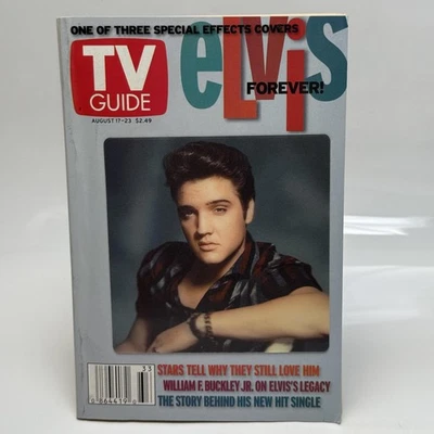 Vintage 2002 TV Guide Elvis Presley Special Edition Hologram Cover August 17-23 - Image 1 of 4