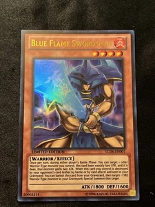 Yugioh Blue Flame Swordsman LC04-DE001 Ultra Rare Limited Edition LP - Bild 1 von 2