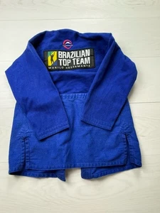 Fuji Brazilian Top Team Blue Kimono Gi With Pants Size 1 - Picture 1 of 8