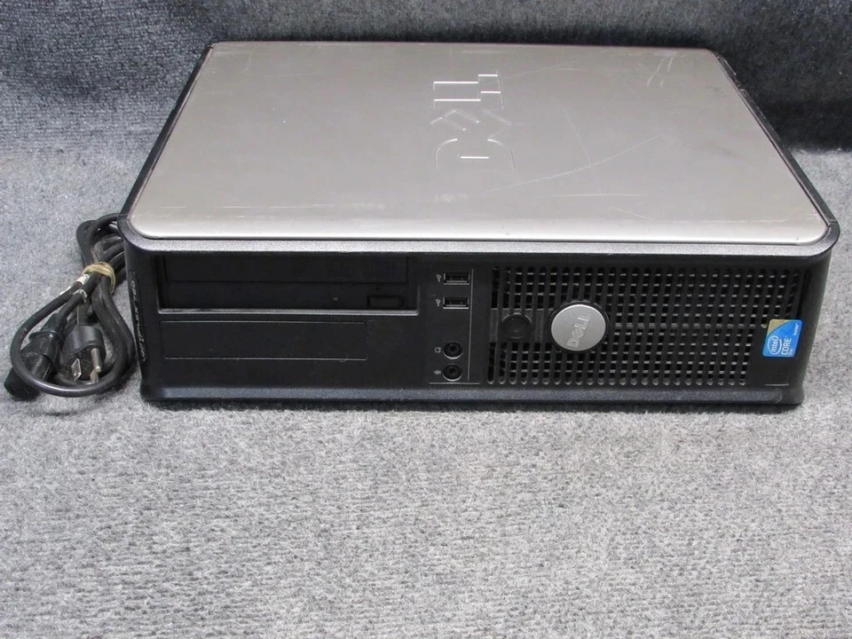 Dell Optiplex 760 Core 2 Duo E8400 3GHz 500GB Windows XP Pro 32bit Floppy Drive - Image 1 of 3